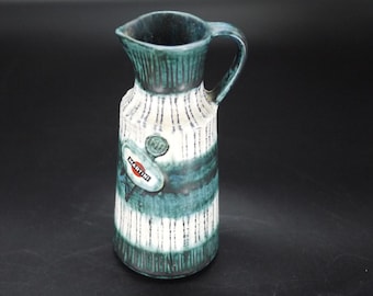 Vintage French Martini Pitcher Ceramic Small Cocktail Jug by Coceram France