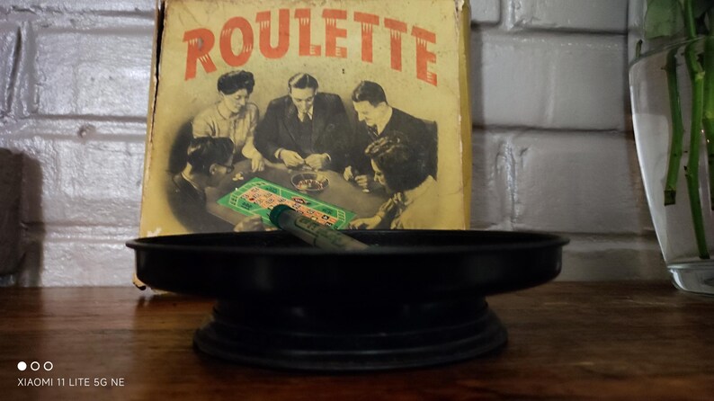 Vintage Roulette Wheel by Reliable Toys England, 1950s image 6