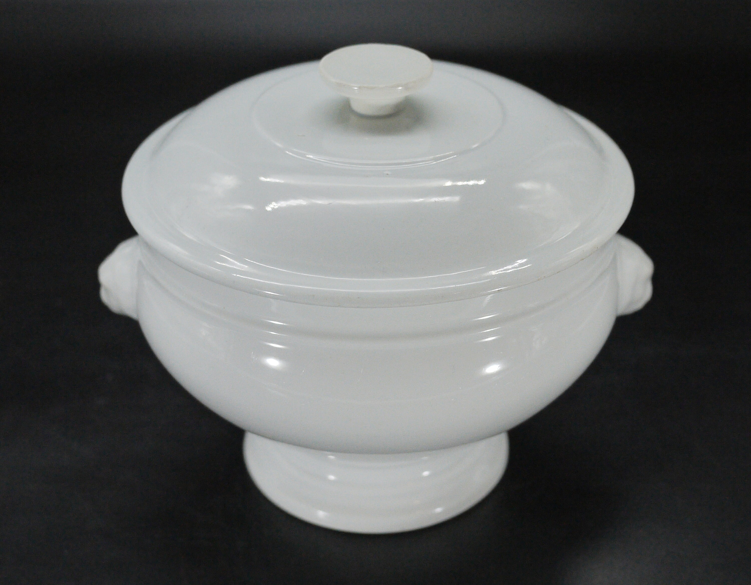 Porcelain Lion's Head Lidded Soup Tureen by MZ Altrohlau CMR