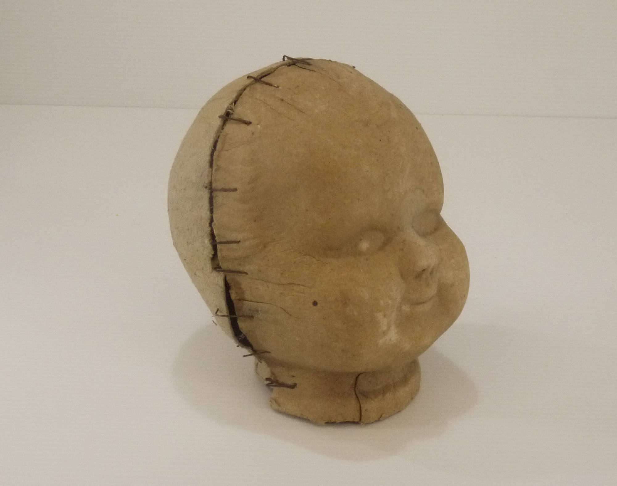 Antique French PaperMache Doll Head