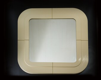 Mid Century Modern Italian Wall Mirror KARTELL Design by Anna