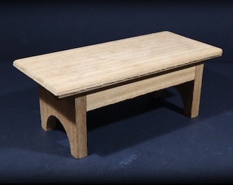 Antique French Milking Stool Rustic Wooden Footstool Farmhouse Kitchen Decor