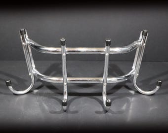 Retro Chrome Coat Hanger - Vintage French Style for Your Home