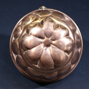 Antique French Copper Jelly Mold image 3