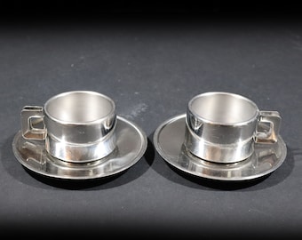 Vintage Italian Espresso Cup set by Casalinghi STO - Modern Coffee Lover&#39;s Dream set