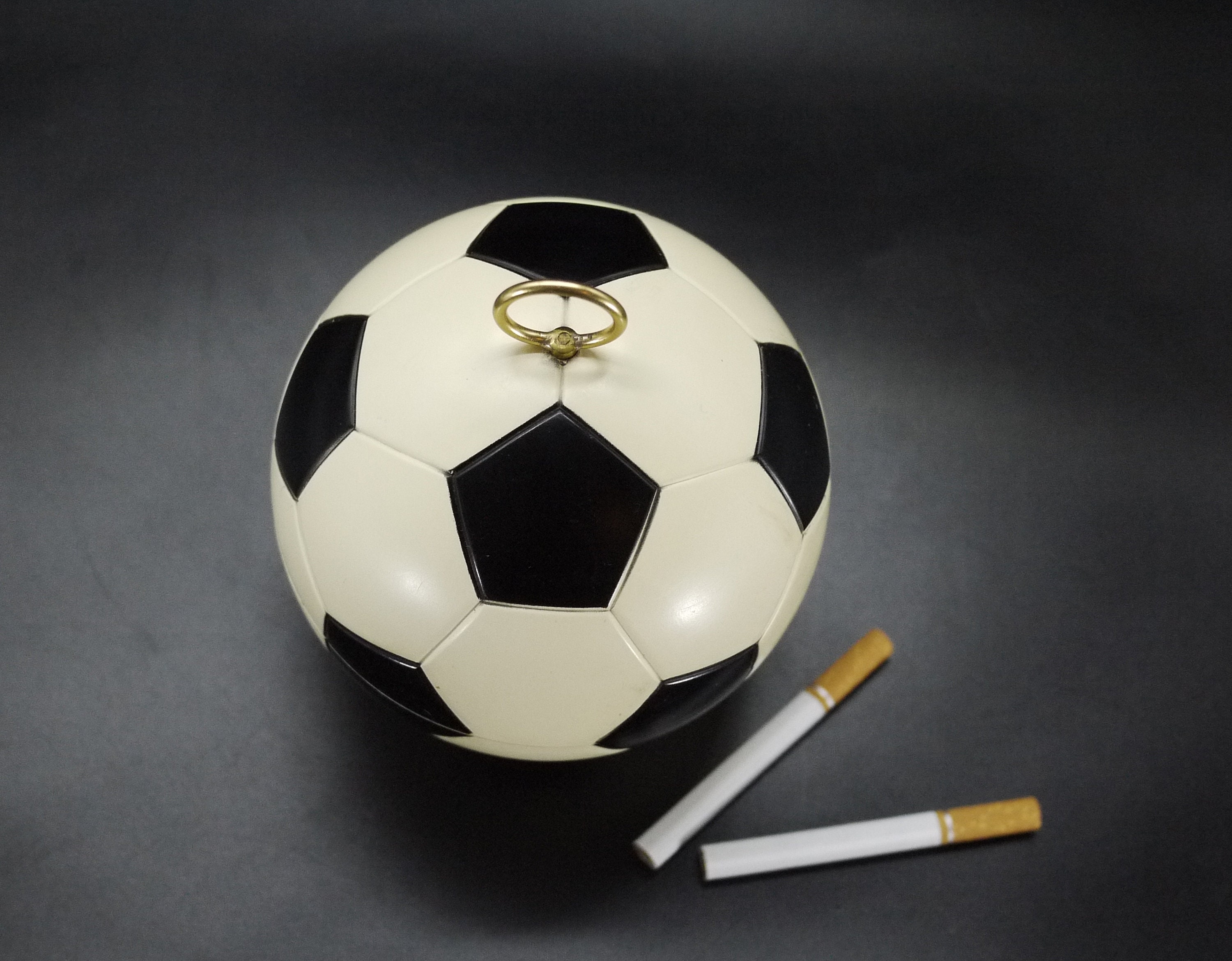 Vintage Soccer Ball Cigarette Holder