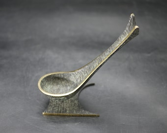 Vintage 1950s Bronze Pipe Holder, Walter Bosse Style