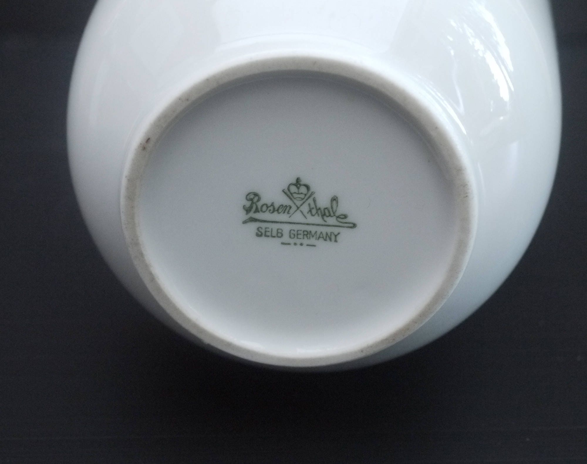 Vintage Rosenthal Porcelain Floral Vase