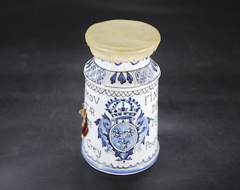 Grey Poupon Dijon Mustard Pot French Vintage Condiment Jar with Wax Seal