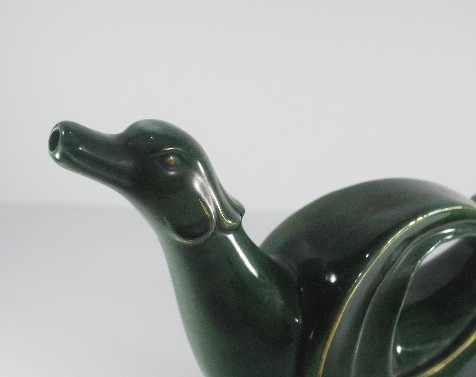 Vintage French Ceramic Duck Decanter For Garnier French Etsy