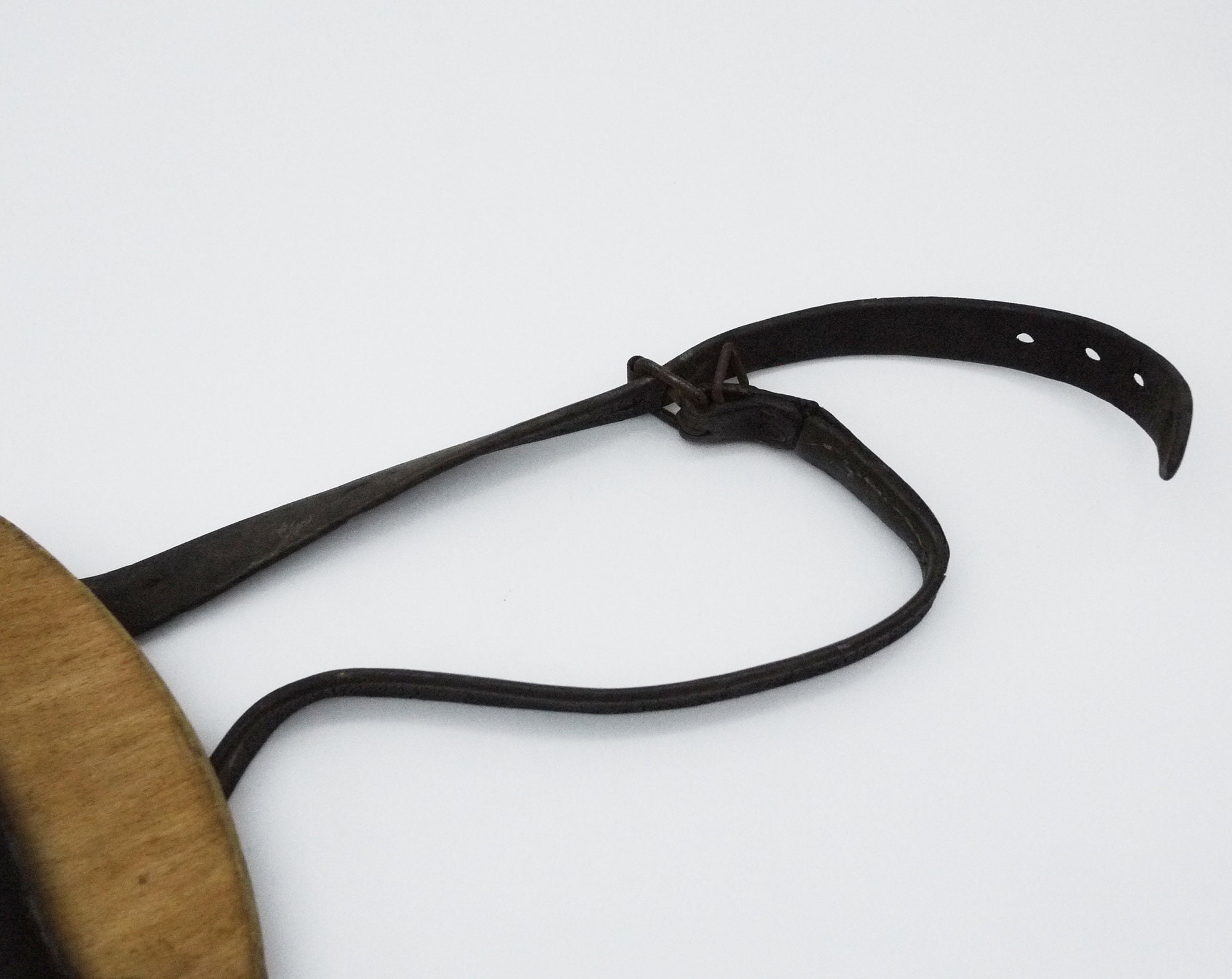 Antique Wooden Knife Block, French Chef Knives Belt, Butcher Scabbard