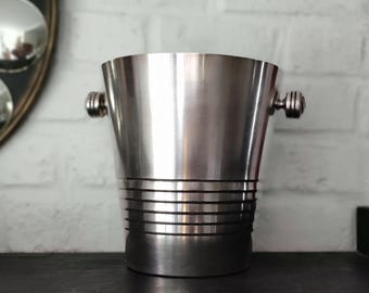 Art Deco 1930s French Silver Plated Wine Cooler A. GELB
