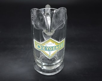 Vintage Oxygenee Absinthe Glass Water Pitcher