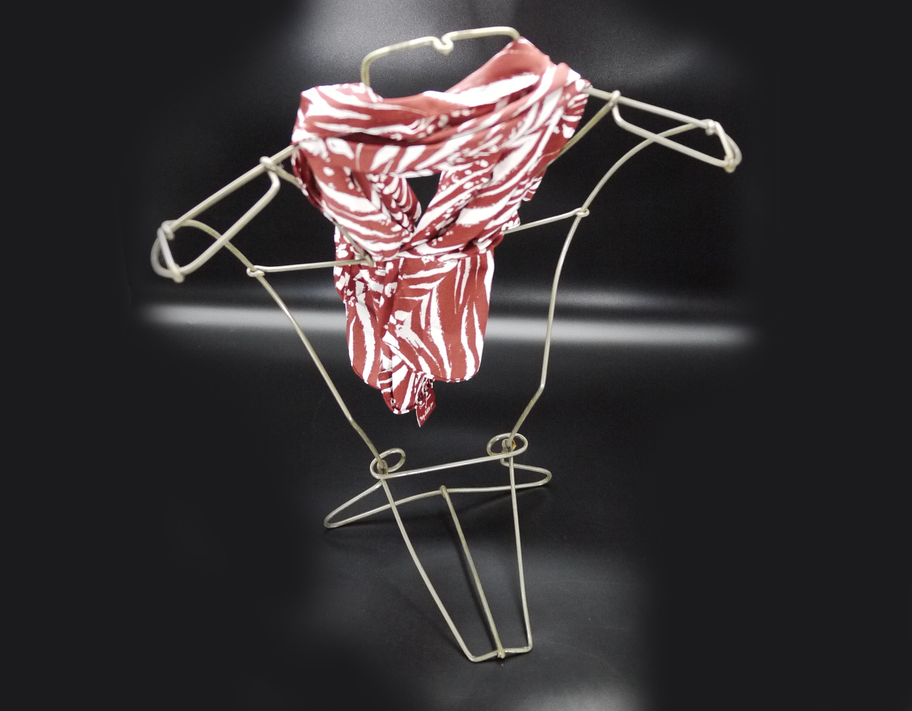 French Wire Metal Scarf Display Mannequin Dress Form