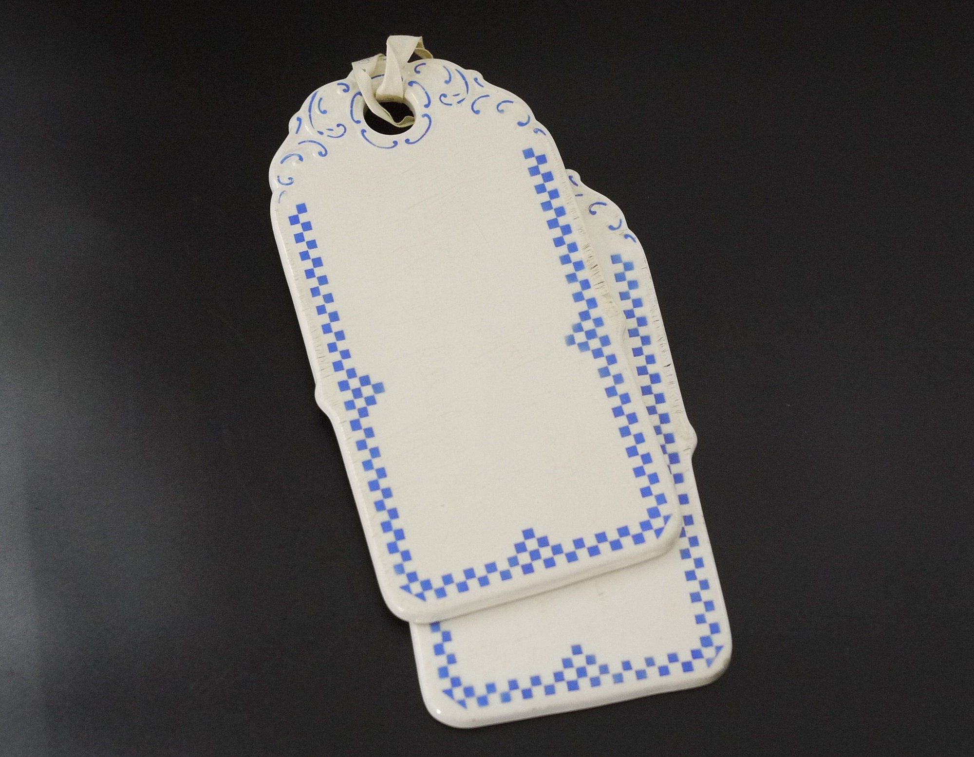 Antique Ironstone Bread Board By Nimy Belgium