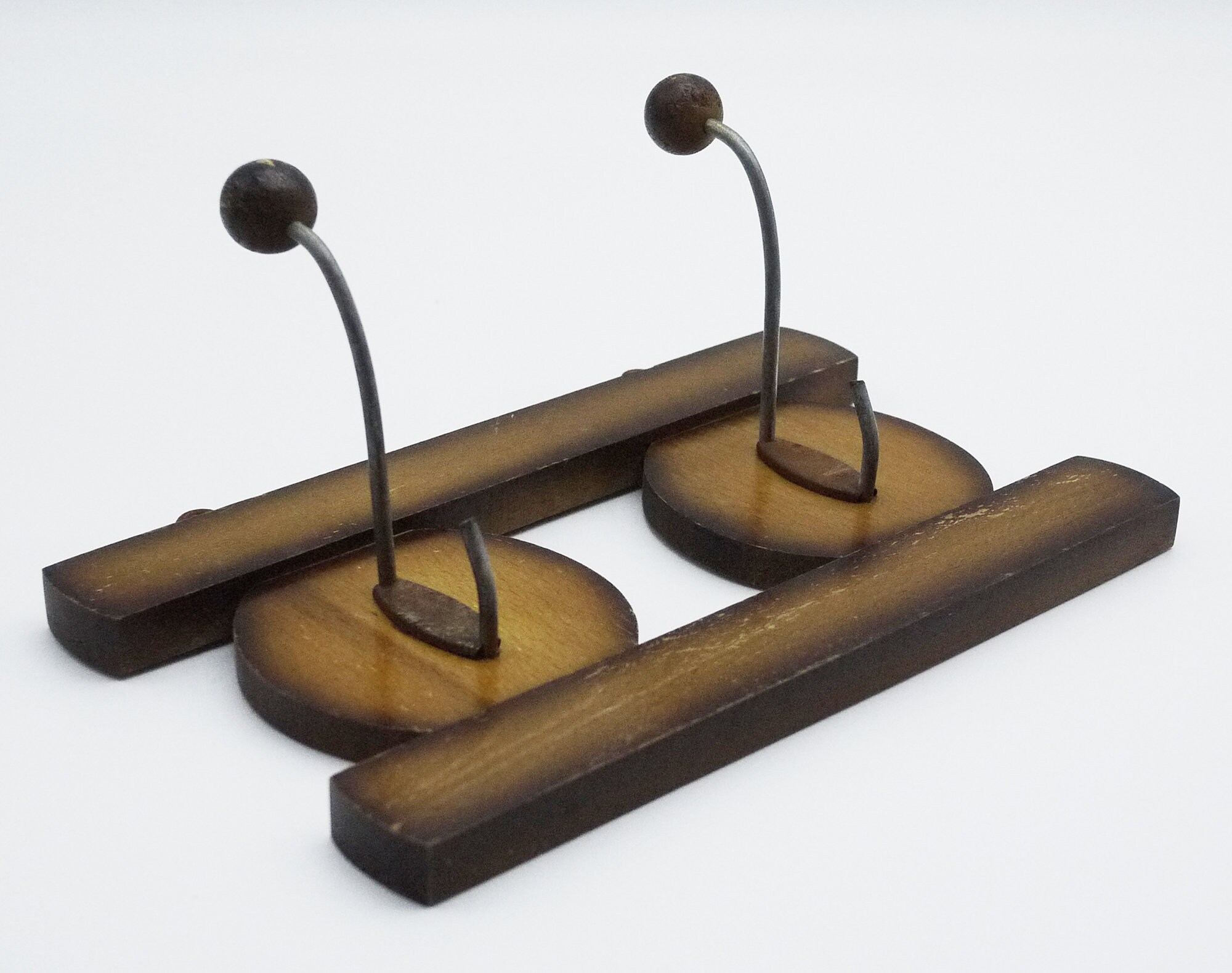 1930S French Wooden Coat Rack