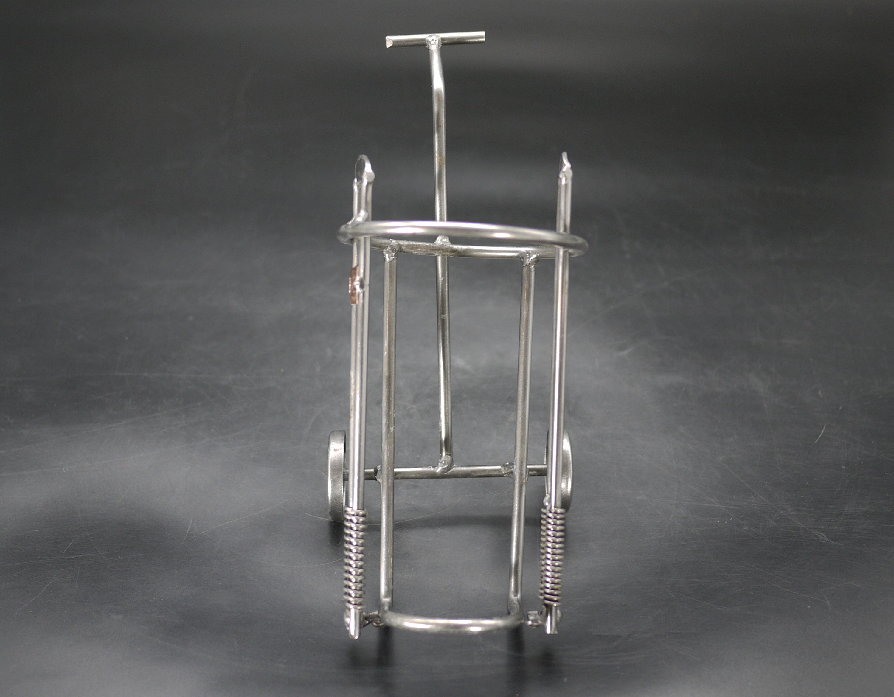 Vintage Golf Bag Wine Bottle Holder Sculpture