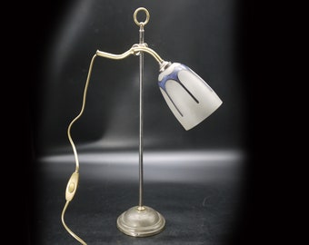 French Art Deco Adjustable Table Lamp
