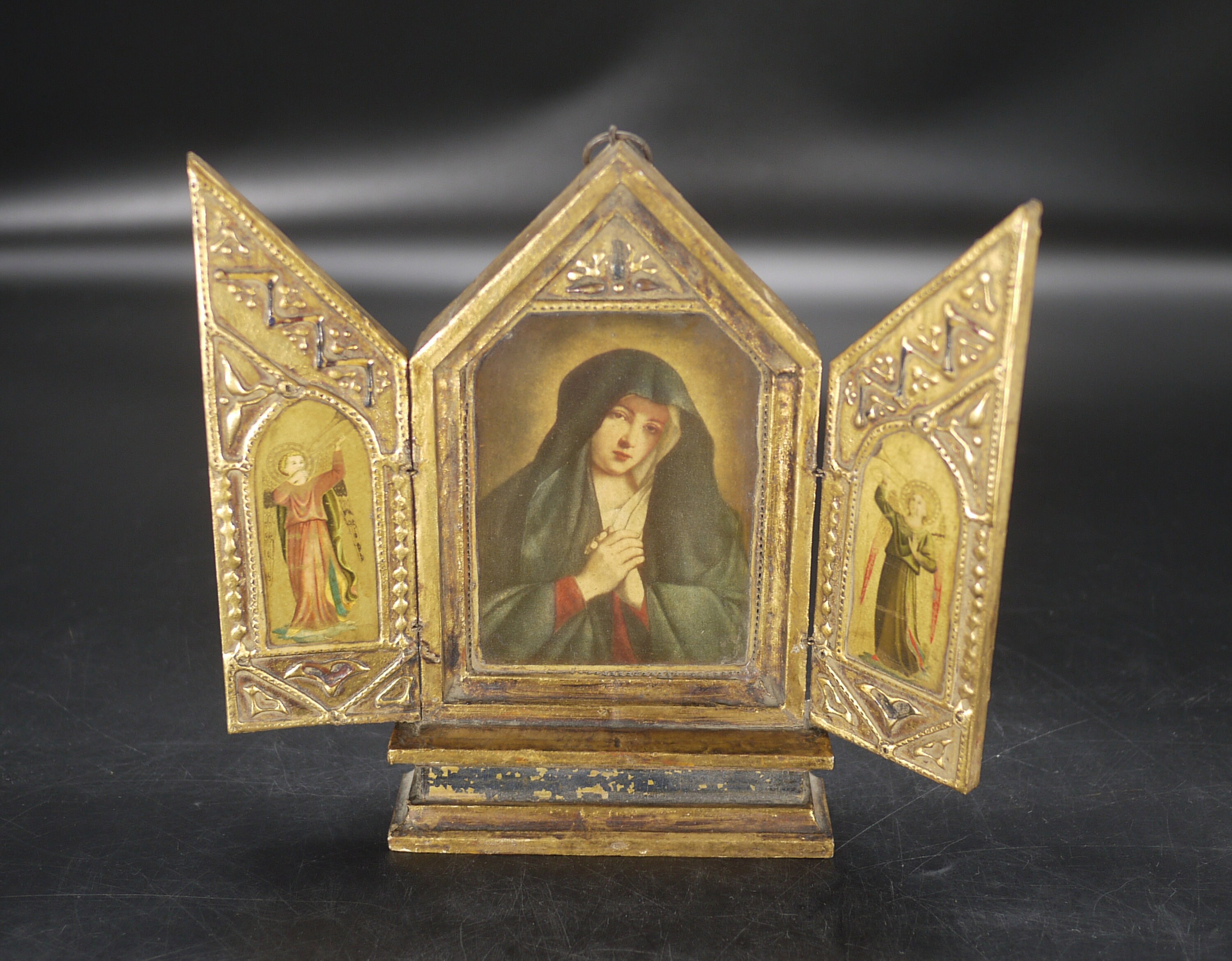 Florentine Triptych The Virgin Mary After Sassoferrato