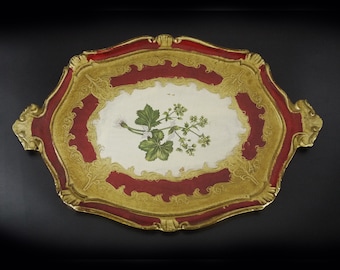 Italian Hand Painted Florentine Tray