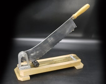 Large Bread Slicer Vintage Countertop Baguette Slicer by Au Nain
