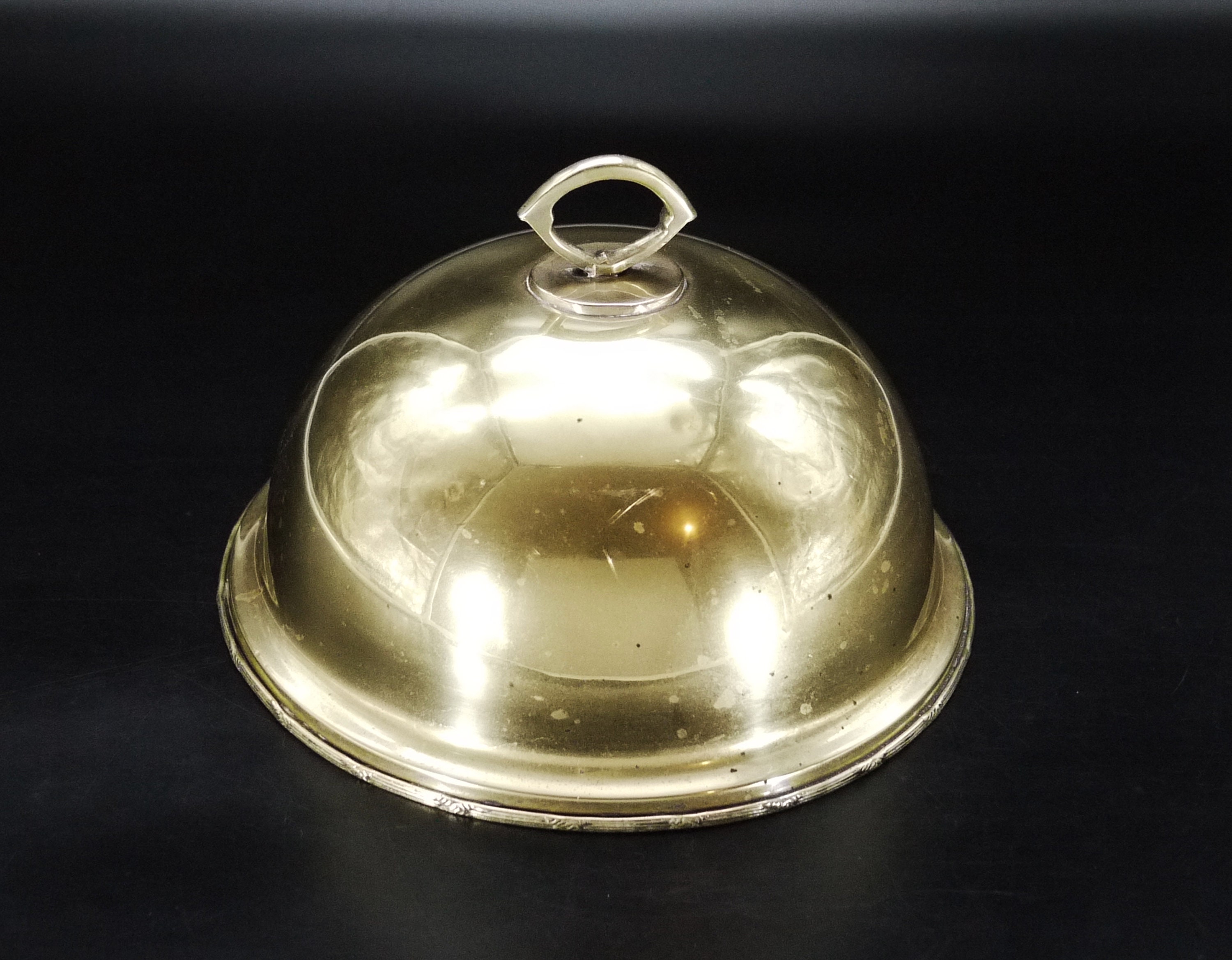 French Silver Plate Food Serving Cloche