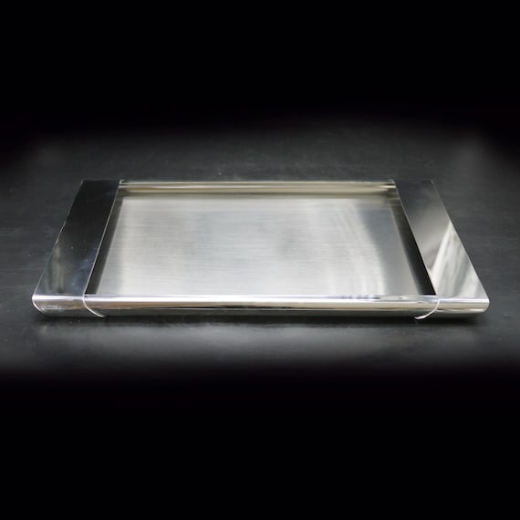 Vintage Stainless Steel Tiffany Tray by Silvio Coppola for Alessi