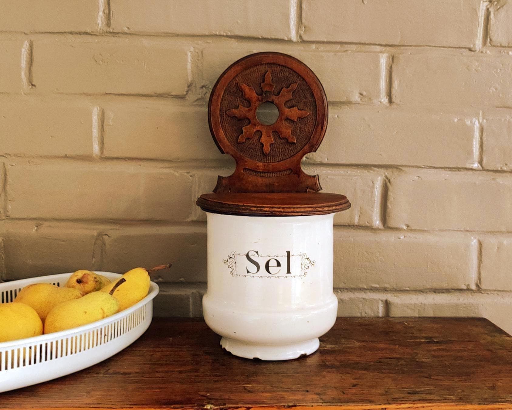 Antique Hanging Salt Box - Etsy
