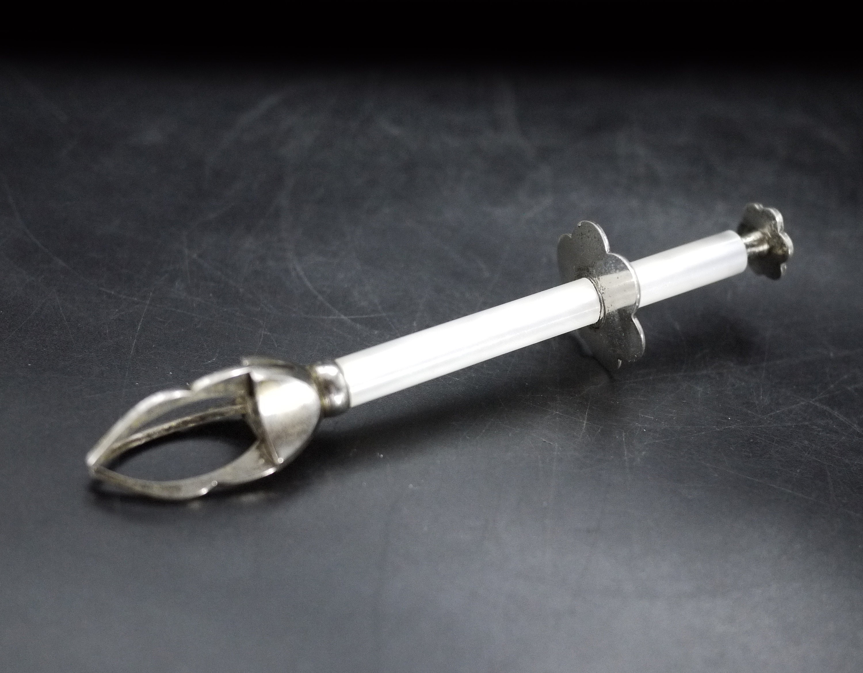 French Mechanical Sugar Tongs Le Crabe