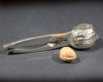 Vintage 1950s Nutcracker & Bottle Opener in Chromed Metal By BMF Nagel