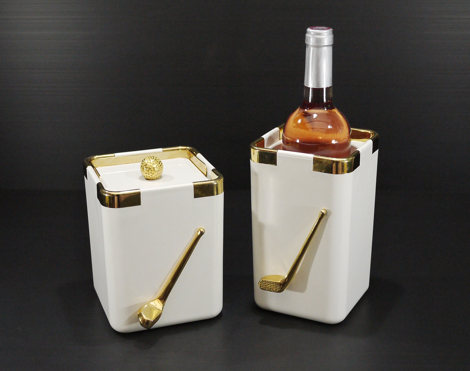 Turnwald Collection Golf Ice Bucket and Wine Cooler Set