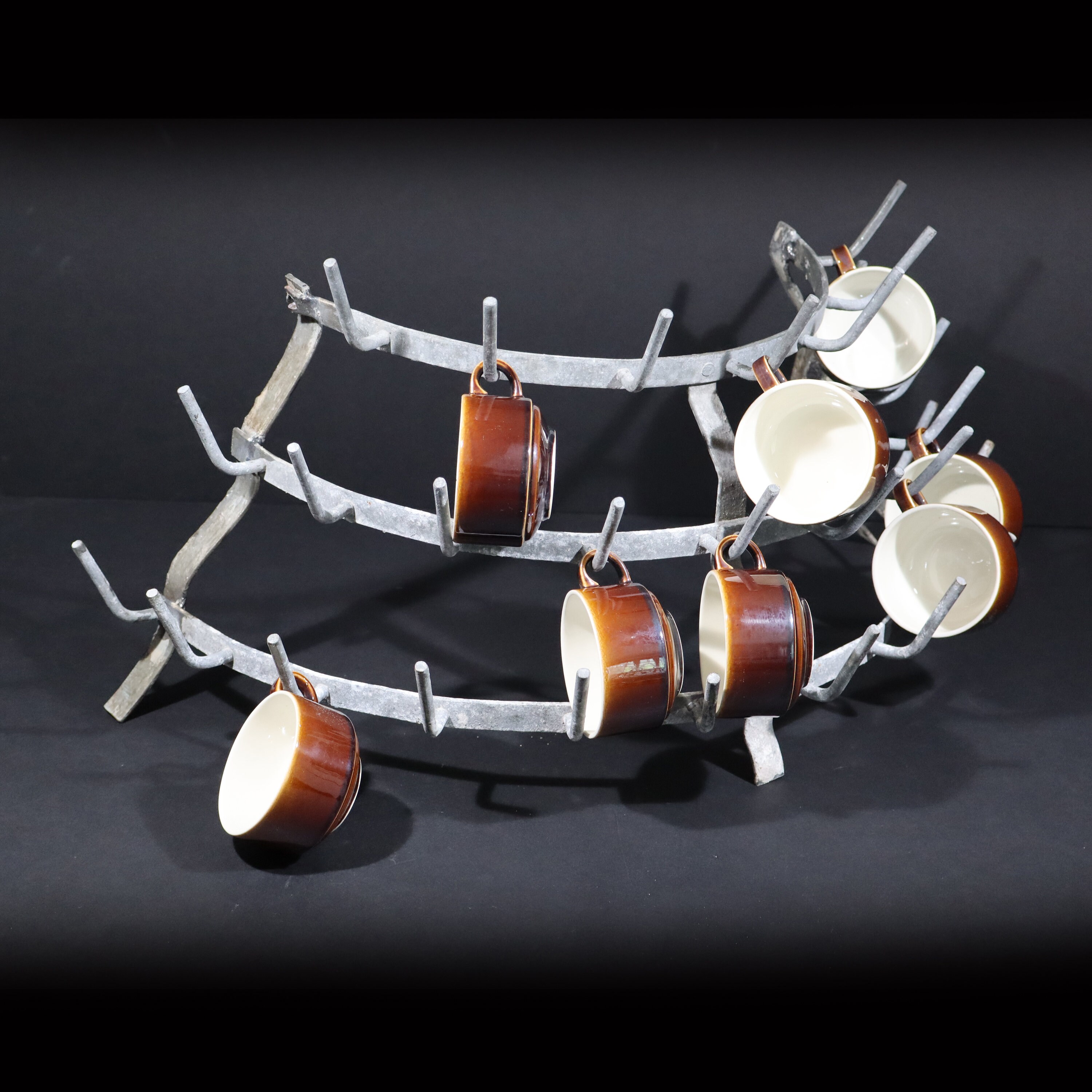 Antique French Zinc Bottle Drying Rack Hanging Kitchen Rack - Etsy