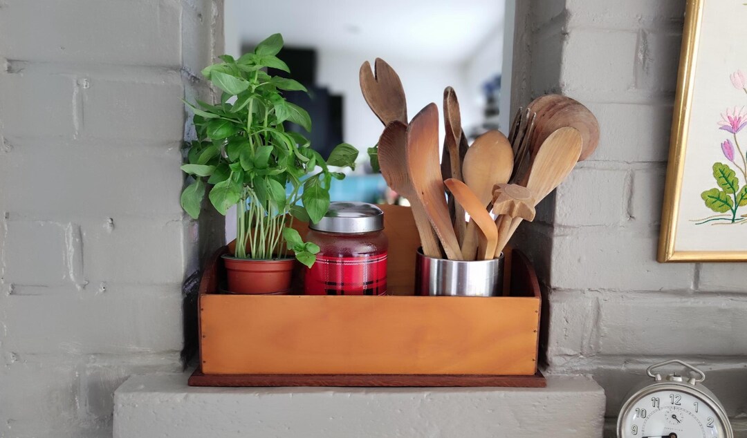 French Storage Rack Kitchen French Wood Kitchen Organizer - Vintage Display Shelf - Etsy