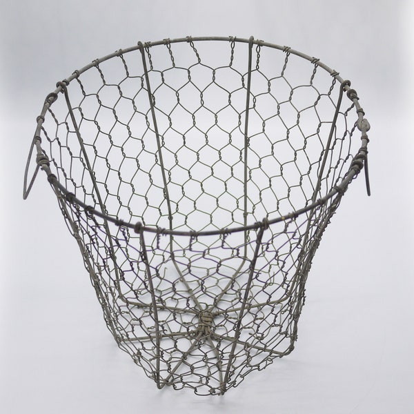 Wire Laundry Basket Etsy