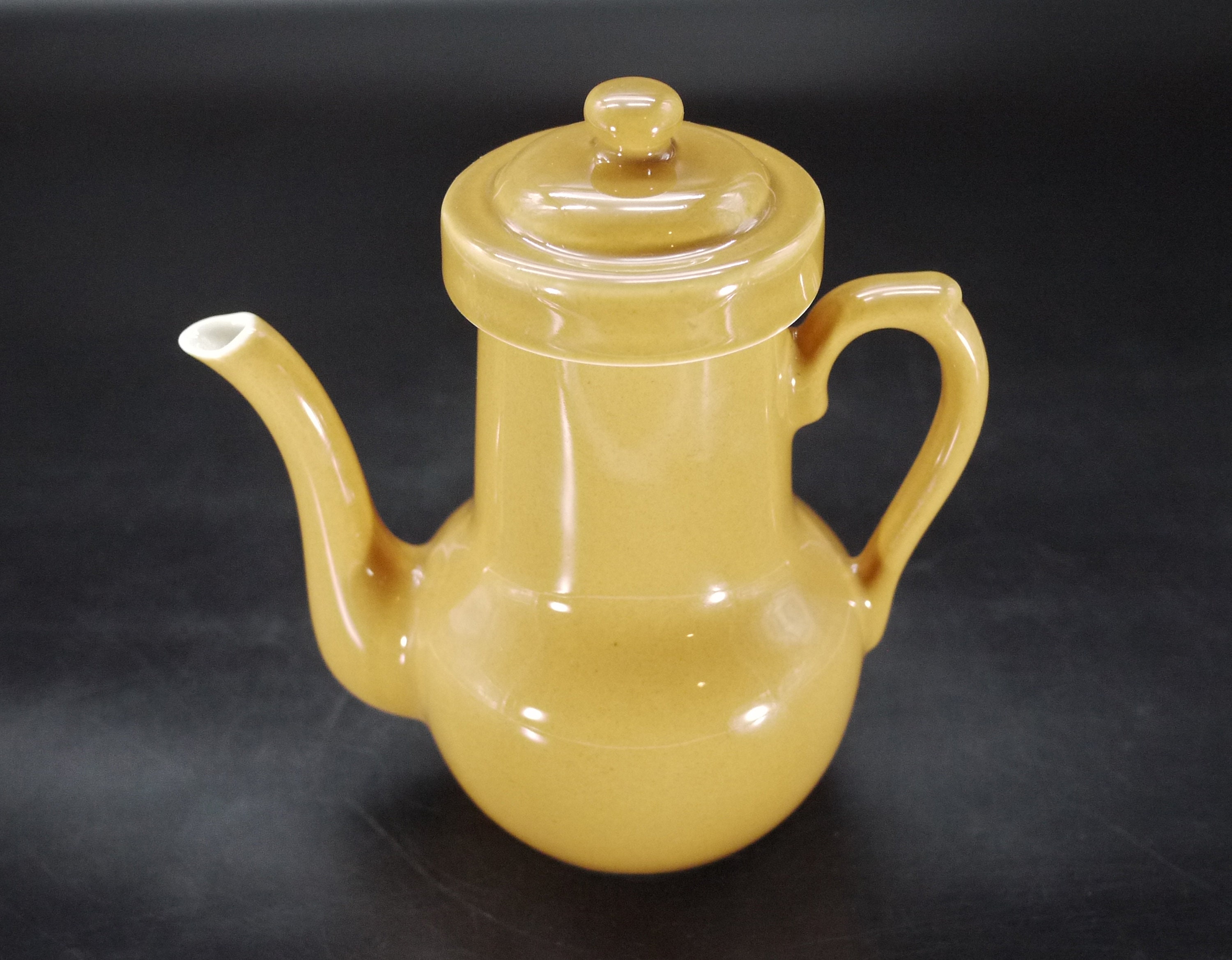 50s French Ceramic Small Coffee Maker with Filter