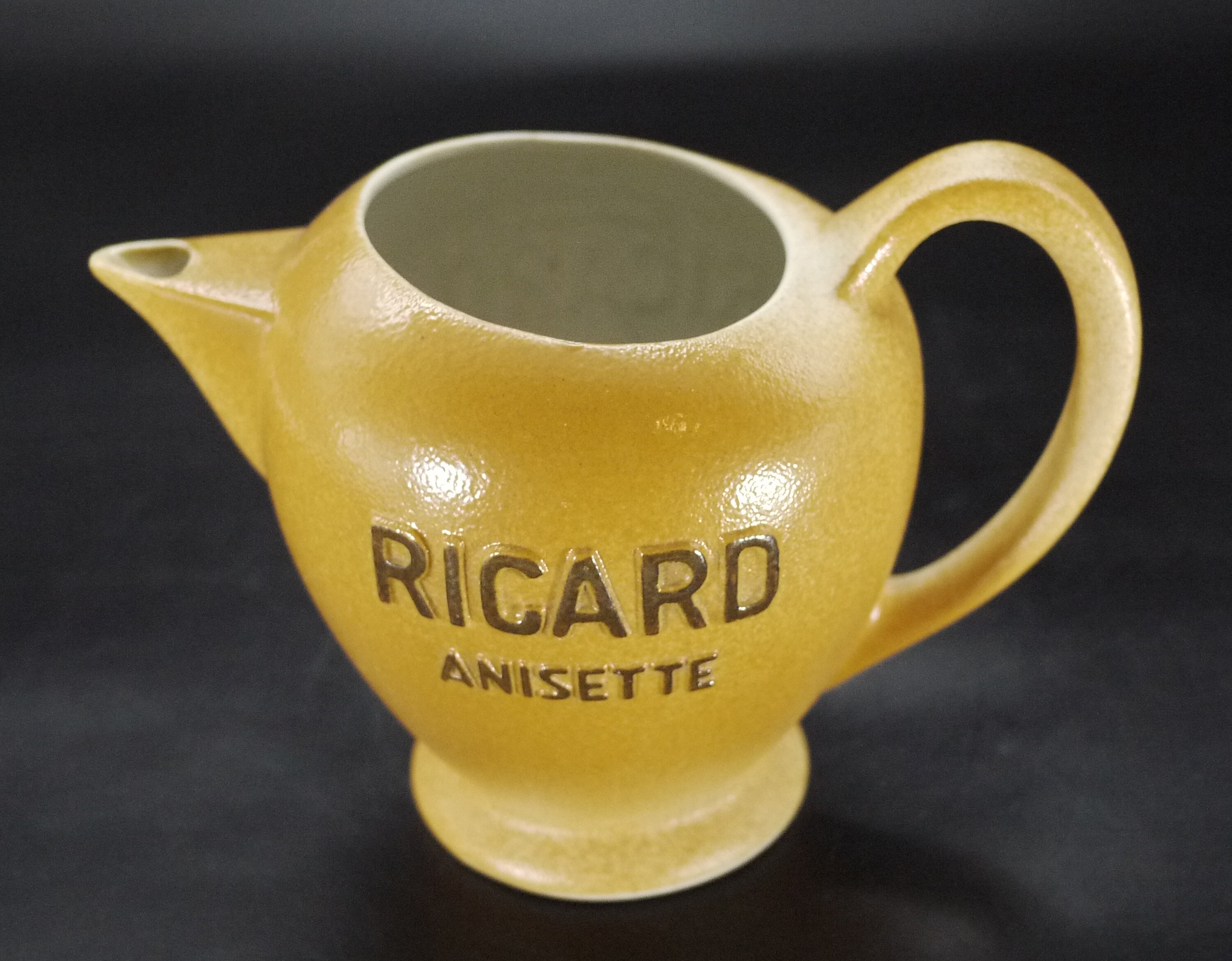 French Ricard Stoneware Bistro Pitcher
