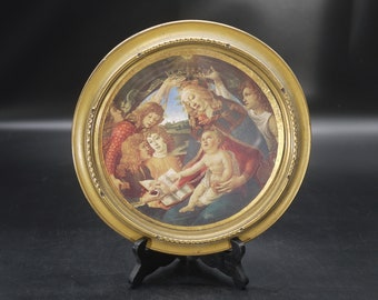Antique Madonna of the Magnificat Gilded Frame by Botticelli