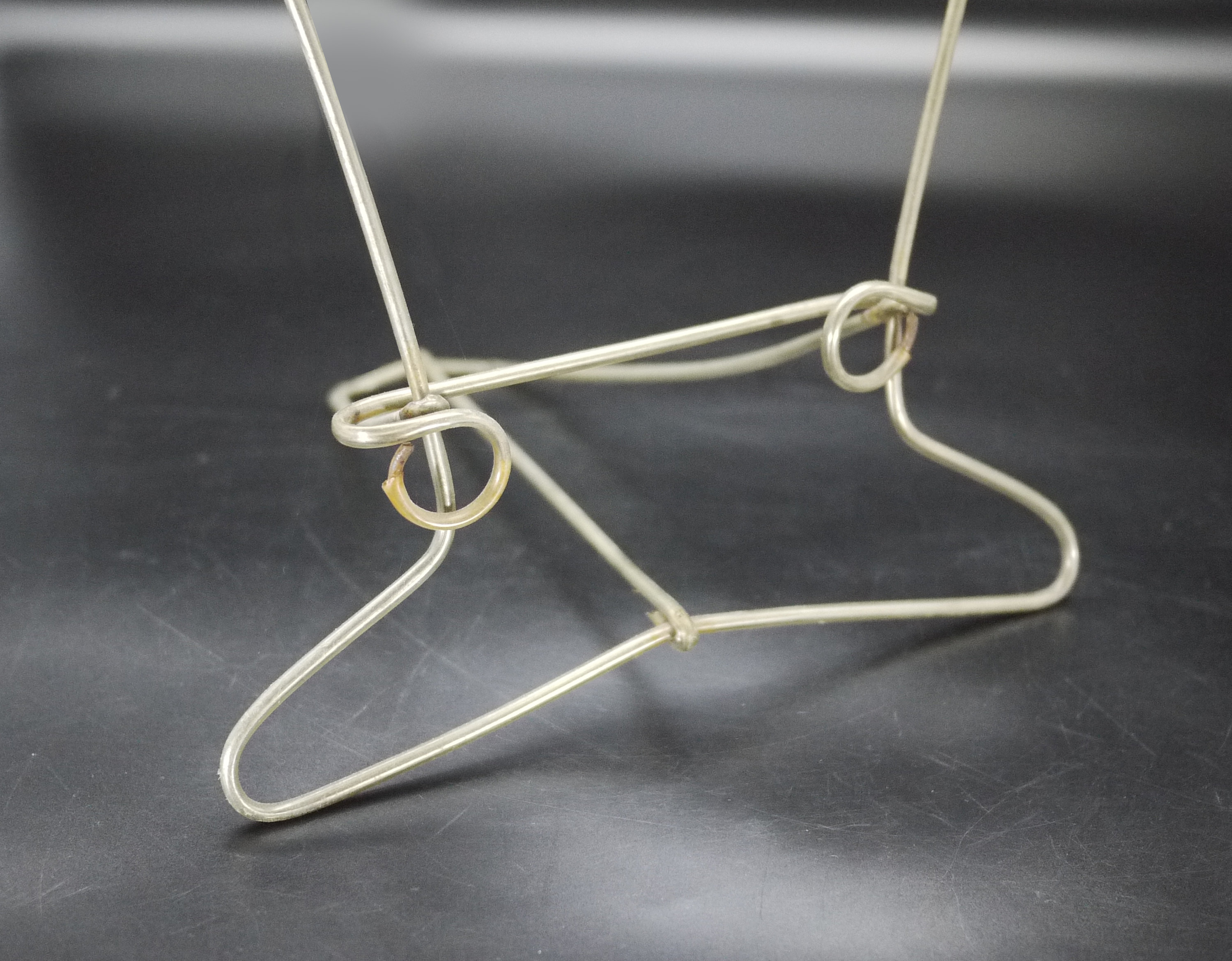 French Wire Metal Scarf Display Mannequin Dress Form