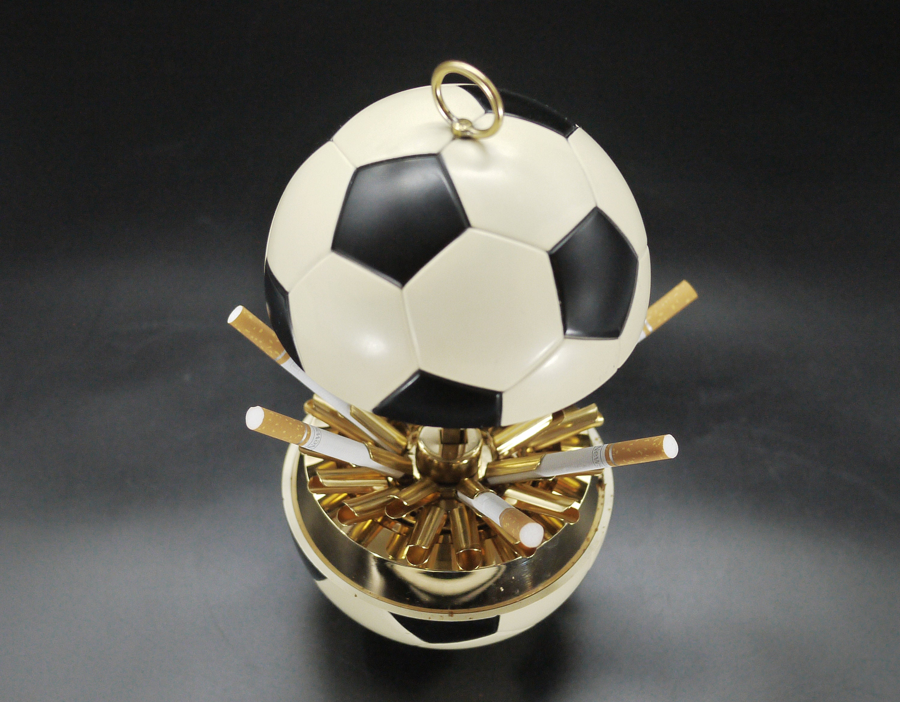 Vintage Soccer Ball Cigarette Holder