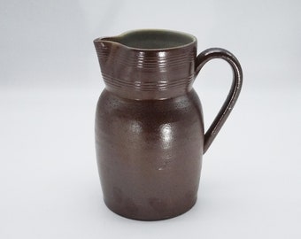 French Stoneware Water Pitcher