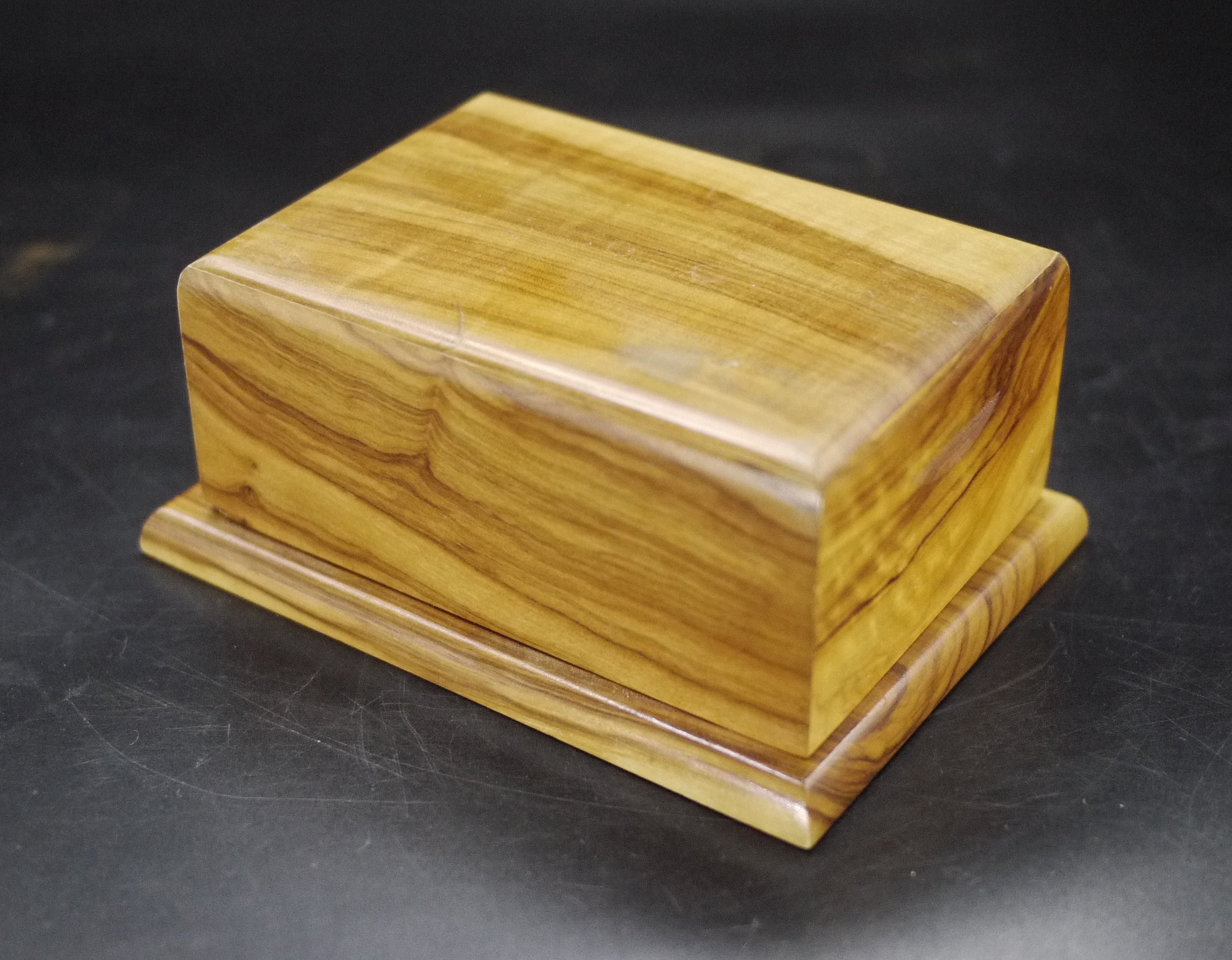 French Wooden Cigarette Box with Folding Tiers