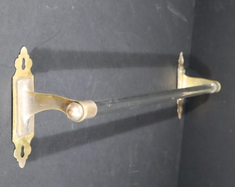 Antique French Towel Holder Glass Rod Towel Rail - Luxury Bathroom Fixtures