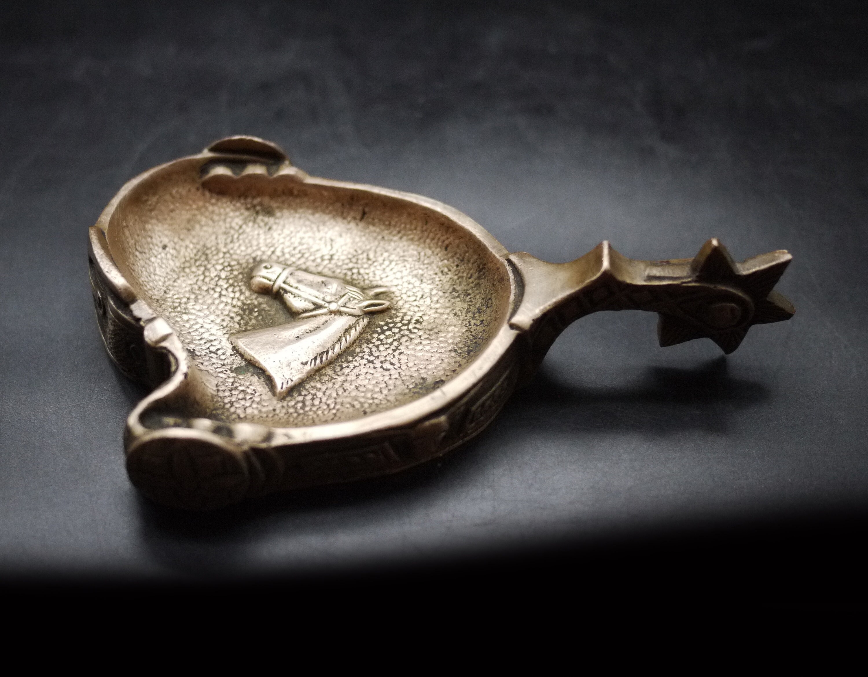 Horse Head and Spur Cowboy Ashtray