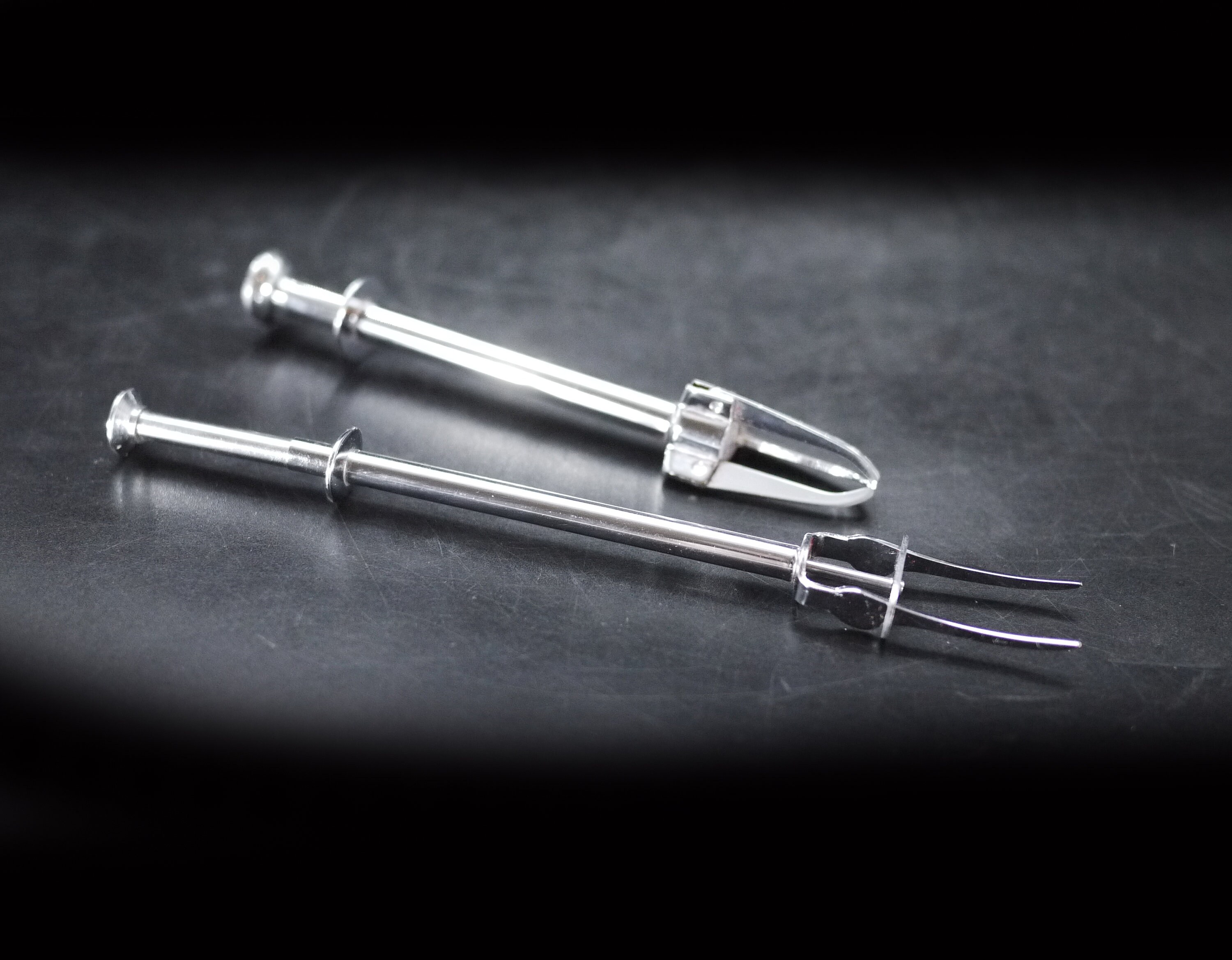 Vintage Ejector Pickle Fork and Olive Grabber Set.