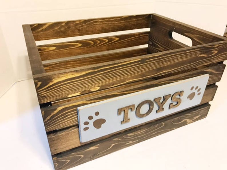 large rustic toy box