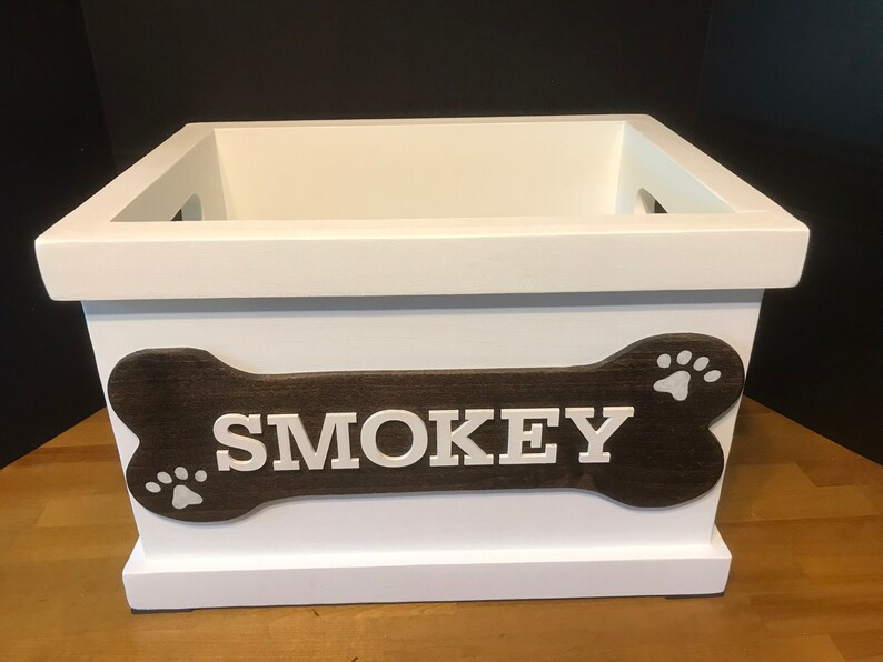 rustic dog toy box