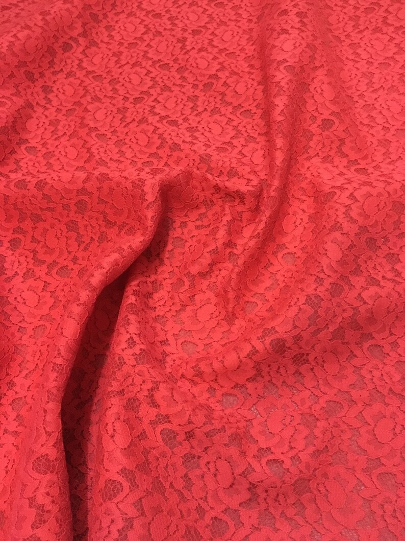 Neoprene lace fabric from Haute Couture / Dentelle néoprène Etsy