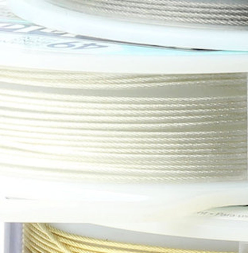 Silver Jewellery Wire Beading 3.05m 10ft Jewellery Making Wire Tarnish Resistant Wire Beadalon 49 Strand 0.61mm 0.024in Bead Wire