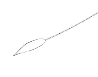 Aiguille de perles pliable, 12 cm avec oeil de 1,5 cm, aiguille à bijoux, aiguille à perles, outils de bijoux, outil de fabrication de bijoux, outil de perles