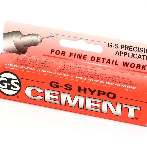 Jewellery Making Glue, G-S Hypo Cement Glue, Fine Detail Jewellery Glue, Jewellery Cement, Beadwork Glue, Glue, Precision Jewellery Glue